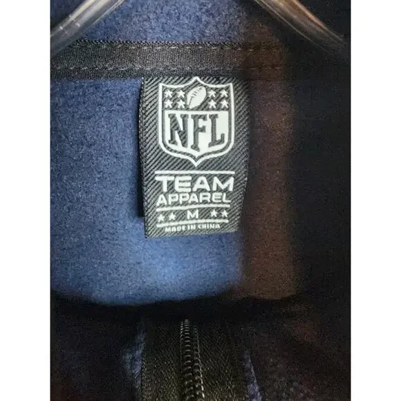 NFL Chicago Bears Full Zip Fleece Vest, NWT, Medium